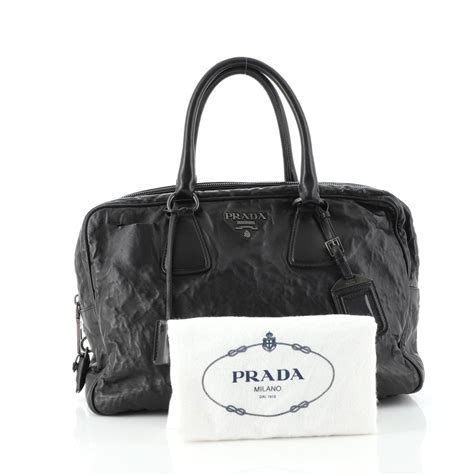 borsa prada bauletto|Bauletto small in nappa antique .